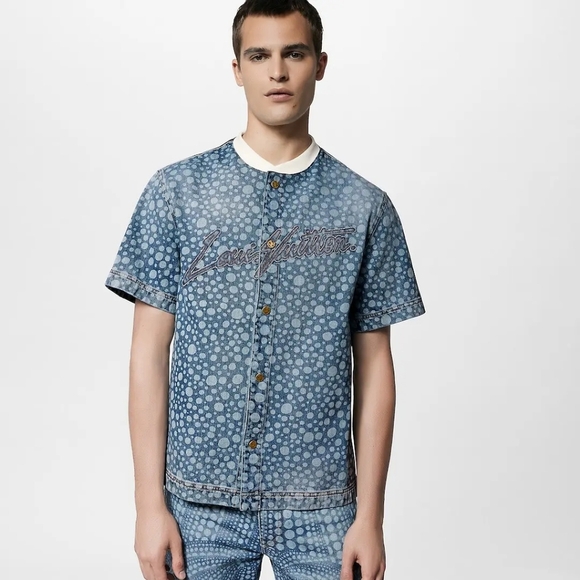 Louis Vuitton Other - New! Louis Vuitton x Yayoi Kusama Infinity Dots Denim Shirt